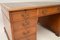 Leather Top Pedestal Desk, Image 11