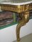 Louis XVI Konsole aus goldenem Holz 3