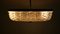 Crystal & Brass Ceiling Lamp from Orrefors 6