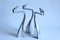 Aluminum Arclumis Swan Candlesticks by Matthew Hilton for SCP England, 1987, Set of 3 3