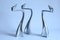 Aluminum Arclumis Swan Candlesticks by Matthew Hilton for SCP England, 1987, Set of 3 4