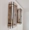Smoked Glass Wall Sconces, 1990s, Set of 2 2