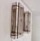 Smoked Glass Wall Sconces, 1990s, Set of 2, Image 2