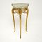 Italian Brass & Marble Side Table, Image 1