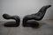 Italian Relax Armchair & Footrest by Vittorio Introini for Felice Rossi, 1978, Set of 2 2