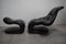 Italian Relax Armchair & Footrest by Vittorio Introini for Felice Rossi, 1978, Set of 2, Image 2