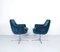Velvet Swivel Chairs, 1960s, Set of 2, Image 4