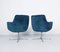 Velvet Swivel Chairs, 1960s, Set of 2 5