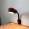 Modernist Russian Red Metal and Acrylic Gooseneck Wall Lamp, 1990s, Image 3