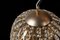 Bronze Satin Finish Medium Steel & Crystal Egg Arabesque Pendant from VGnewtrend 3