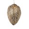 Bronze Satin Finish Medium Steel & Crystal Egg Arabesque Pendant from VGnewtrend 1