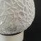 Small White Crackle Glass Flush Lamp or Sconce 5