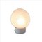 Small White Crackle Glass Flush Lamp or Sconce 2