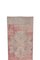 Turkish Hand-Knotted Red Pastel Stair Runner Rug, Image 9