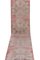 Turkish Hand-Knotted Red Pastel Stair Runner Rug 2