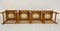 Sillas de comedor Kotka Safari de cuero y madera de pino maciza de Tomas Jelinek para Ikea, años 70. Juego de 4, Imagen 12
