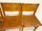 Sedie da pranzo Kotka in pelle e legno di pino massiccio di Tomas Jelinek per Ikea, anni '70, set di 4, Immagine 2