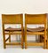 Kotka Safari Dining Chairs in Leather and Solid Pinewood by Tomas Jelinek for Ikea, 1970s, Set of 4 10