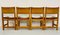 Sillas de comedor Kotka Safari de cuero y madera de pino maciza de Tomas Jelinek para Ikea, años 70. Juego de 4, Imagen 15