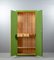 Green Industrial Cabinet, 1950s 3