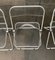 Italian Space Age Plia Folding Chairs by Giancarlo Piretti for Castelli, Set of 4, Image 9