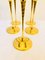 Gold-Plated Prince of Metternich Special Edition Champagne Flutes, Set of 5 5