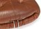 Italian Original Tan Leather Soriana Pouf by Tobia Scarpa for Cassina, 1970s, Image 10