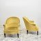 French Napoleon III Tub Armchairs in Yellow Velvet, Set of 2 4