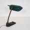 Desk Lamp with Enameled Hood, 1930s 4
