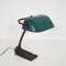 Lampe de Bureau avec Hotte Émaillée, 1930s 5