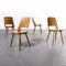 French Light Beech & Bentwood Mondor Dining Chairs by Joamin Baumann, 1960s, Set of 4, Image 1
