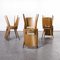 French Blonde Beech & Bentwood Dining Chairs Mondor from Baumann, 1950s, Set of 6 6