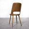 French Blonde Beech & Bentwood Dining Chairs Mondor from Baumann, 1950s, Set of 6, Image 7