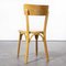 French Blonde Beech & Bentwood Dining Chairs Model 1402 from Baumann, 1950s, Set of 4, Image 11