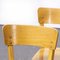 French Blonde Beech & Bentwood Dining Chairs Model 1402 from Baumann, 1950s, Set of 4 4