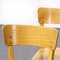 French Blonde Beech & Bentwood Dining Chairs Model 1402 from Baumann, 1950s, Set of 4, Image 4