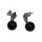 Sterling Silver / Onyx Moonlight Grapes Earrings Studs from Georg Jensen 1