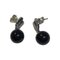 Sterling Silver / Onyx Moonlight Grapes Earrings Studs from Georg Jensen, Image 1