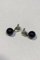 Boucles d'Oreilles Moonlight en Argent Sterling / Onyx de Georg Jensen 4