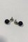 Boucles d'Oreilles Moonlight en Argent Sterling / Onyx de Georg Jensen 3