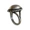 Sterling Silver Ring No 9 with Silver Stone from Georg Jensen 1