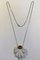 Sterling Silver Chain with Porcelain Pendant and Tiger Eye from Royal Copenhagen 4