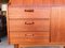 Secretaire Mid-Century moderno in teak, Immagine 6