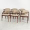 Teak Model 42 Dining Chairs by Kai Kristiansen for Schou Andersen, Set of 6, Image 1