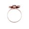 Emerald, Sapphire, Diamonds, 9 Karat Rose Gold and Silver Fly Shape Ring 3