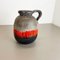 Large Pottery Fat Lava Multi-Color 484 Floor Vase from Scheurich, 1970s 3