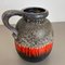 Large Pottery Fat Lava Multi-Color 484 Floor Vase from Scheurich, 1970s 11