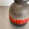 Large Pottery Fat Lava Multi-Color 484 Floor Vase from Scheurich, 1970s 6