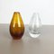Bubble Glass Vases by Hirschberg, Germany, 1970s, Set of 2 2