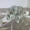 Schwere XXL Schale aus klarem Muranoglas in Muschel-Optik, Italien, 1970er 16